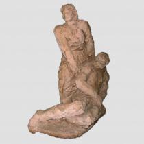 Раненият партизанин (ескиз към “Пиета”), 1969